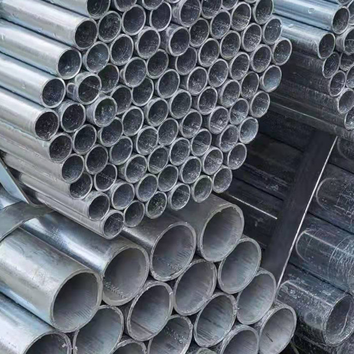 镀锌钢管 建筑钢管 镀锌管加工 Q235材质 钢材市场发货