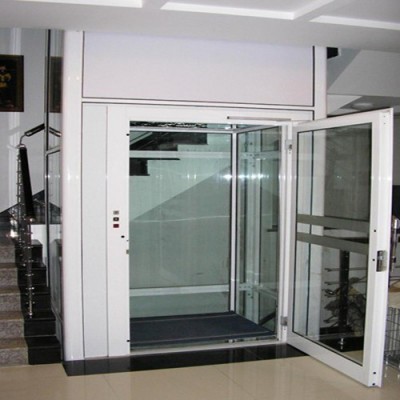 观光别墅电梯 家用电梯 小型电梯 带钢结构井道电梯 品质保障