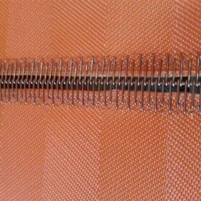 聚酯网带钢扣接头 污水处理网 人字型钢扣接头厂家生产