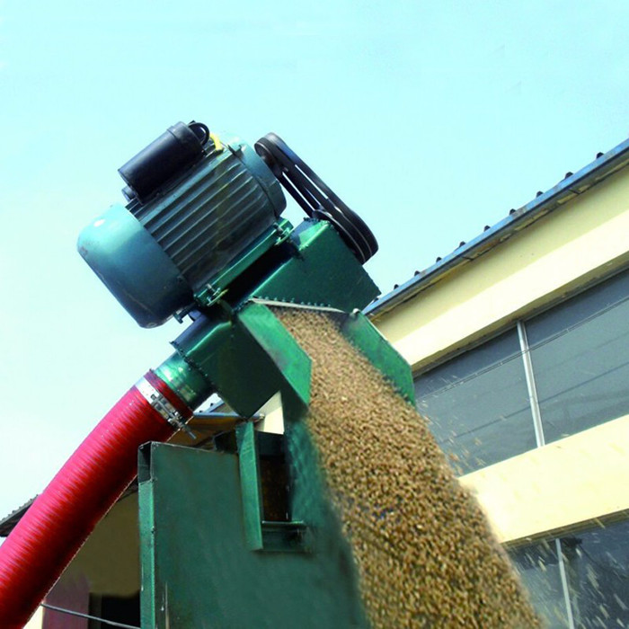 玉米小麦装车机 螺旋钢管输送机 新款软管吸粮机价格